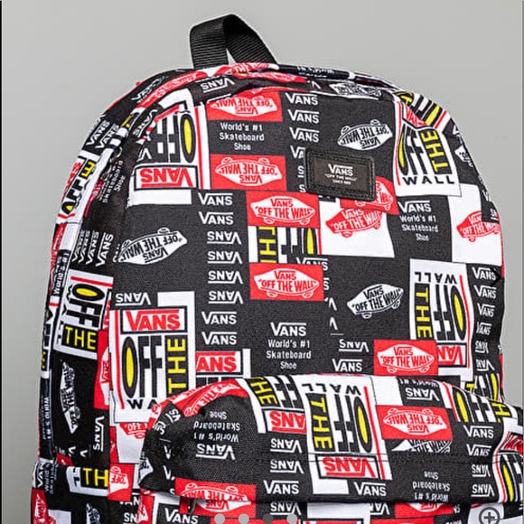 VANS Old Skool ||| Backpack Print Black Red - Picture 5 of 8